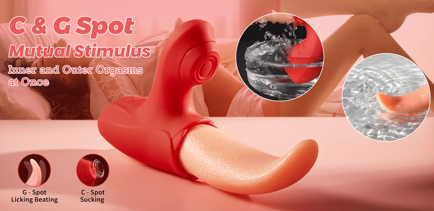 Ferne Flapping Tongue Licking G Spot Clitoral Stimulator 3