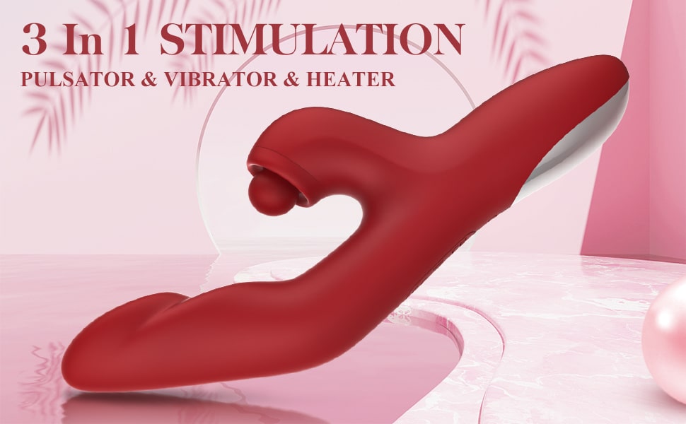 Heat Realistic Dildo Rabbit Vibrator 1