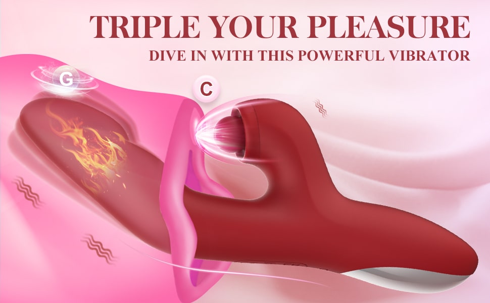 Heat Realistic Dildo Rabbit Vibrator 2