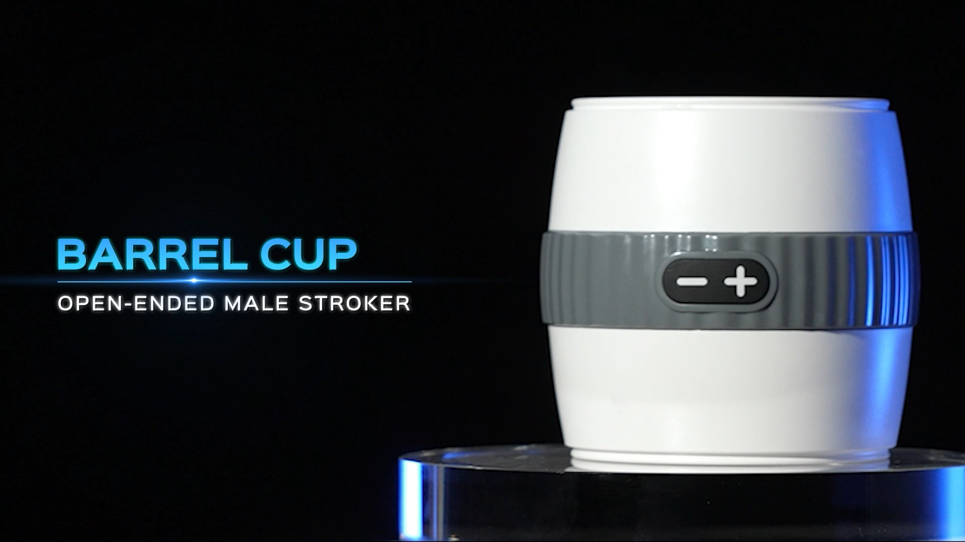 Open-ended Vibrating Stroker Penis Stimulator 1 Barrel Cup stroker