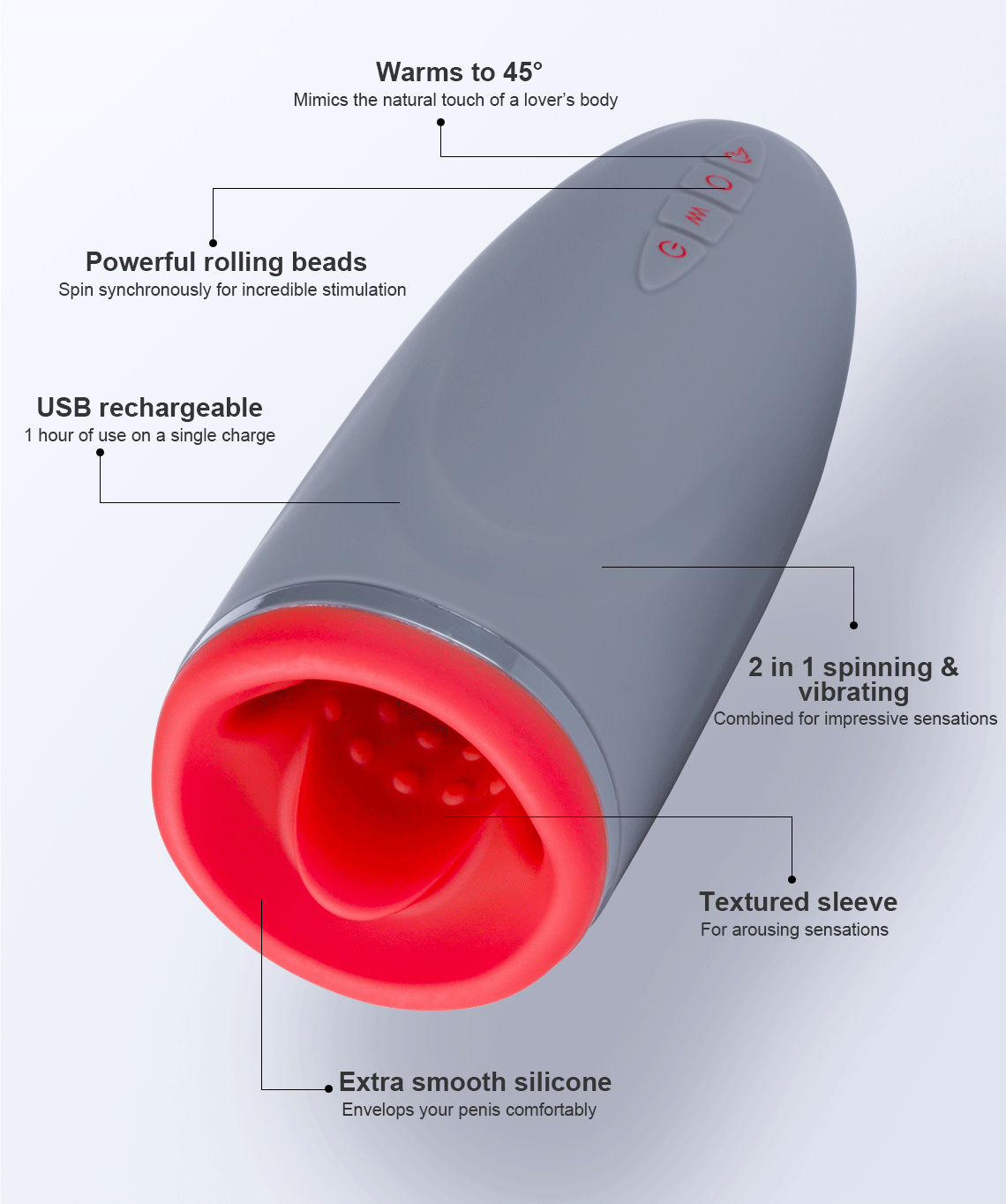 Automatic Male Masturbator Blowjob Machine 1 aspen automatic rolling vibrating masturbator cup 1649330120663