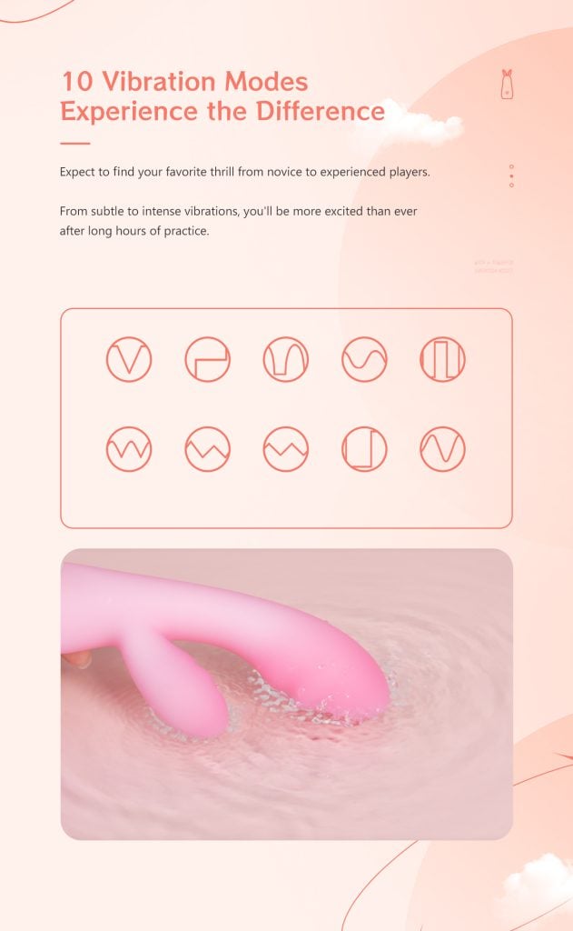 TOYCOD CLOUD JOY 5 Double Vibration Wand 5