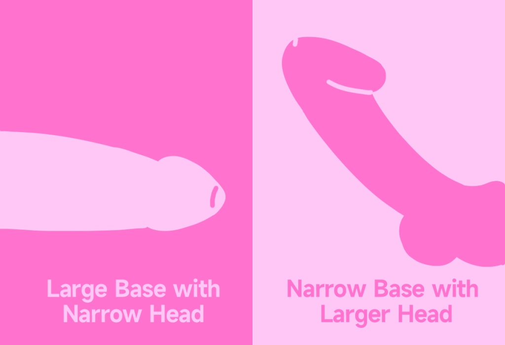 Curious About the Different Kinds and Shapes of Penises? Here’s What Variety Looks Like 4 large base with narrow-head