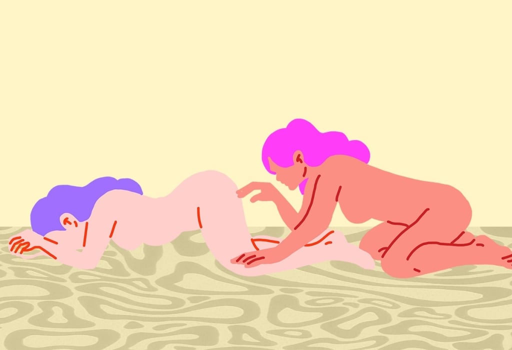 We Discovered the 20 Best Lesbian Sex Positions 18 The All-Hands Meeting
