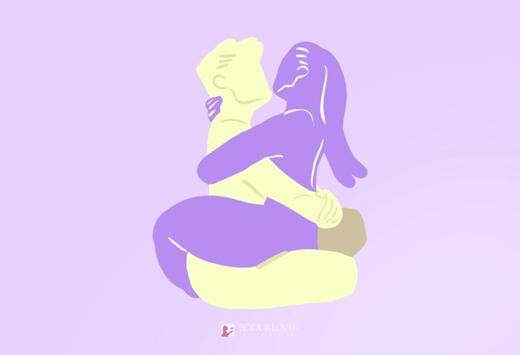 The Lotus Seated Face to Face