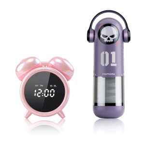 Naughty Clock and Skull Man