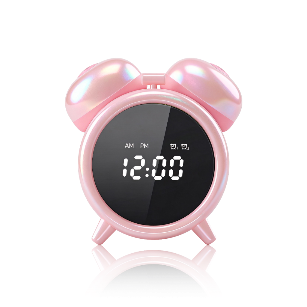 naughty clock pink
