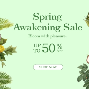 🔥 Spring Sale - Up to 50% Off 🔥