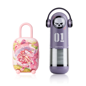 Magic Suitcase Pink & Skull Man