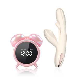 Naughty Clock Pink & Angela
