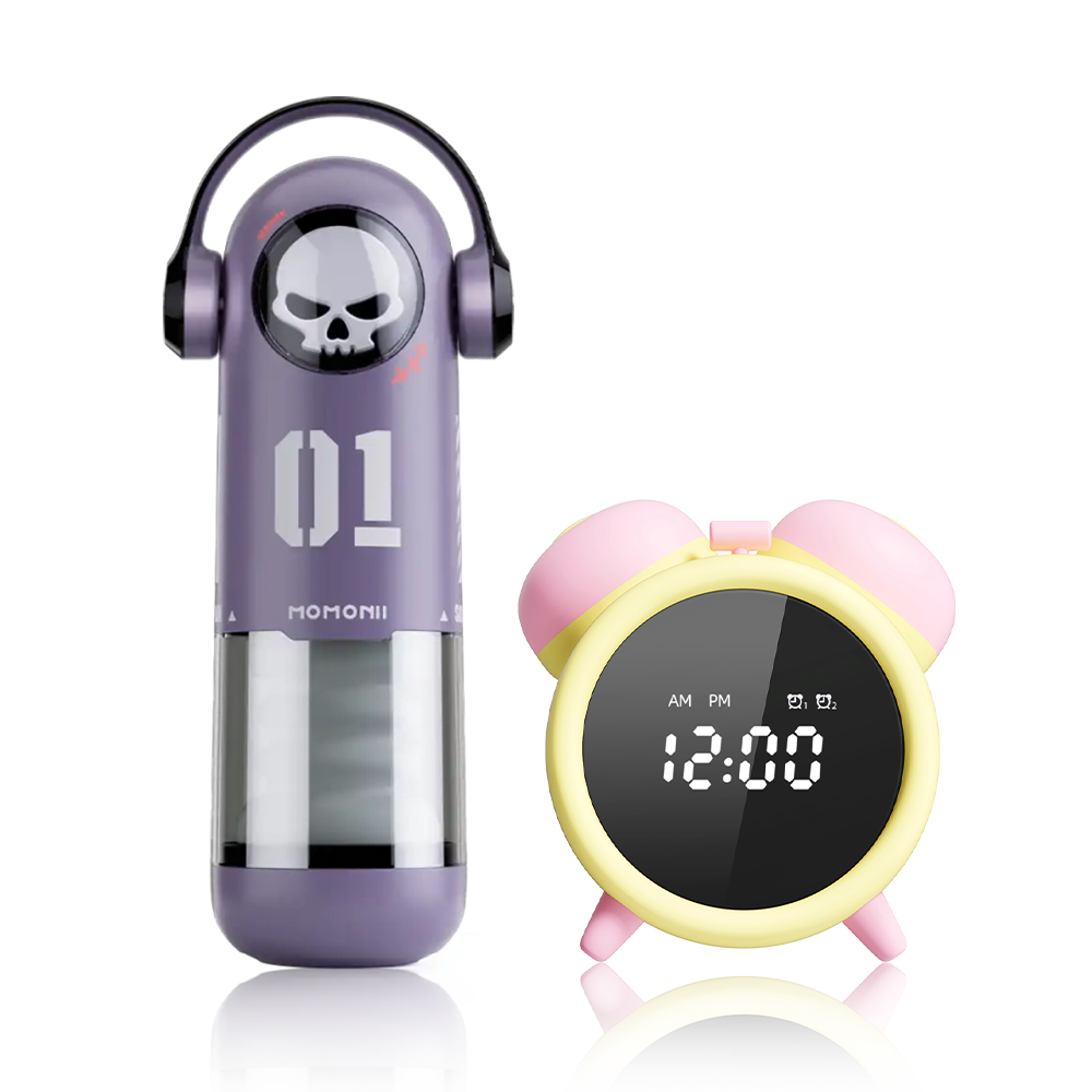 Skull Man & Naughty Clock skull man naughty clock