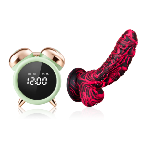 NAUGHTY CLOCK GREEN & BLACKFIRE