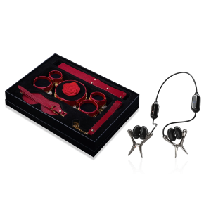 BDSM RED BONDAGE KIT & NOIR